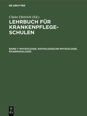 cover image of Physiologie, Pathologische Physiologie, Pharmakologie